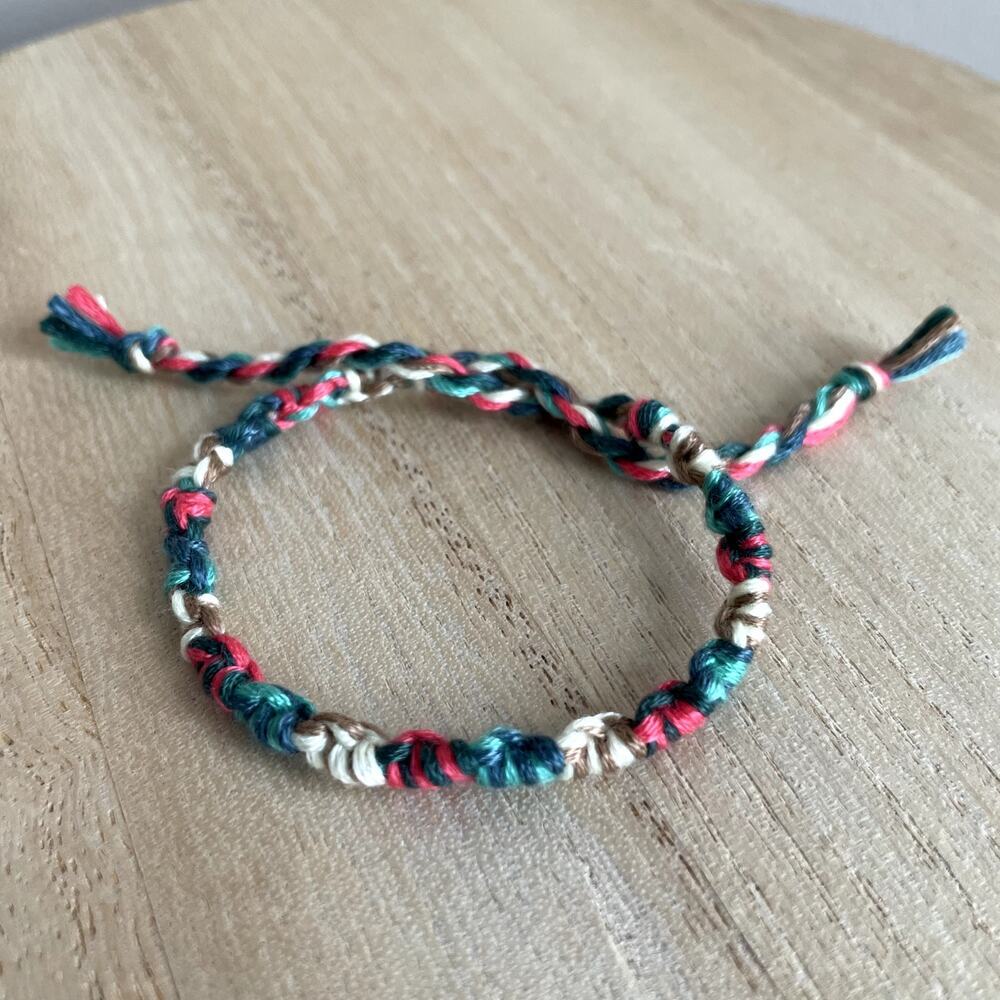 Indie Bracelet anklet trendy comfortable tie embroidery thread woven gift